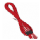 BitFenix 3-pin verlengkabel 90 cm. - indivdual sleeved - rood / rood