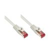 Patchkabel CAT6 S/FTP PiMF (RJ45) - 0,25 meter - grijs